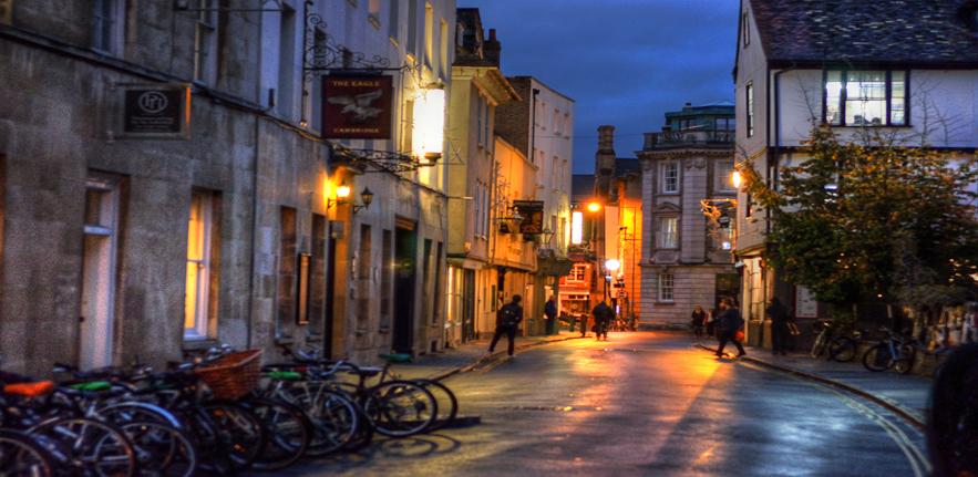 Cambridge at night